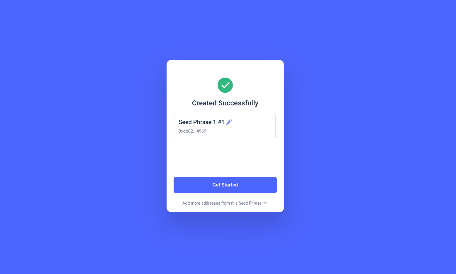 Rabby get-started screen